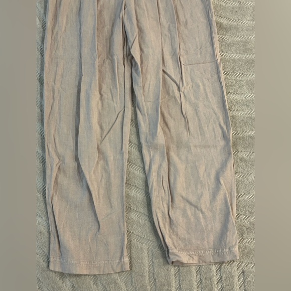 NWT Free People Calla Pleated Trousers in Stone - Size 12 - Picture 4 of 12